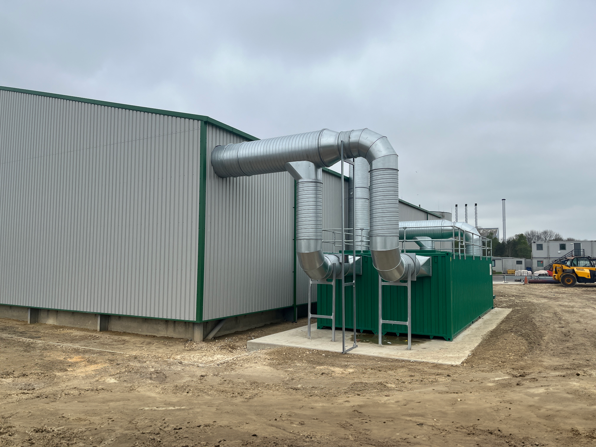 External odour management and ventilation equipment